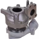 Turbocharger BV40 vista lateral e frontal