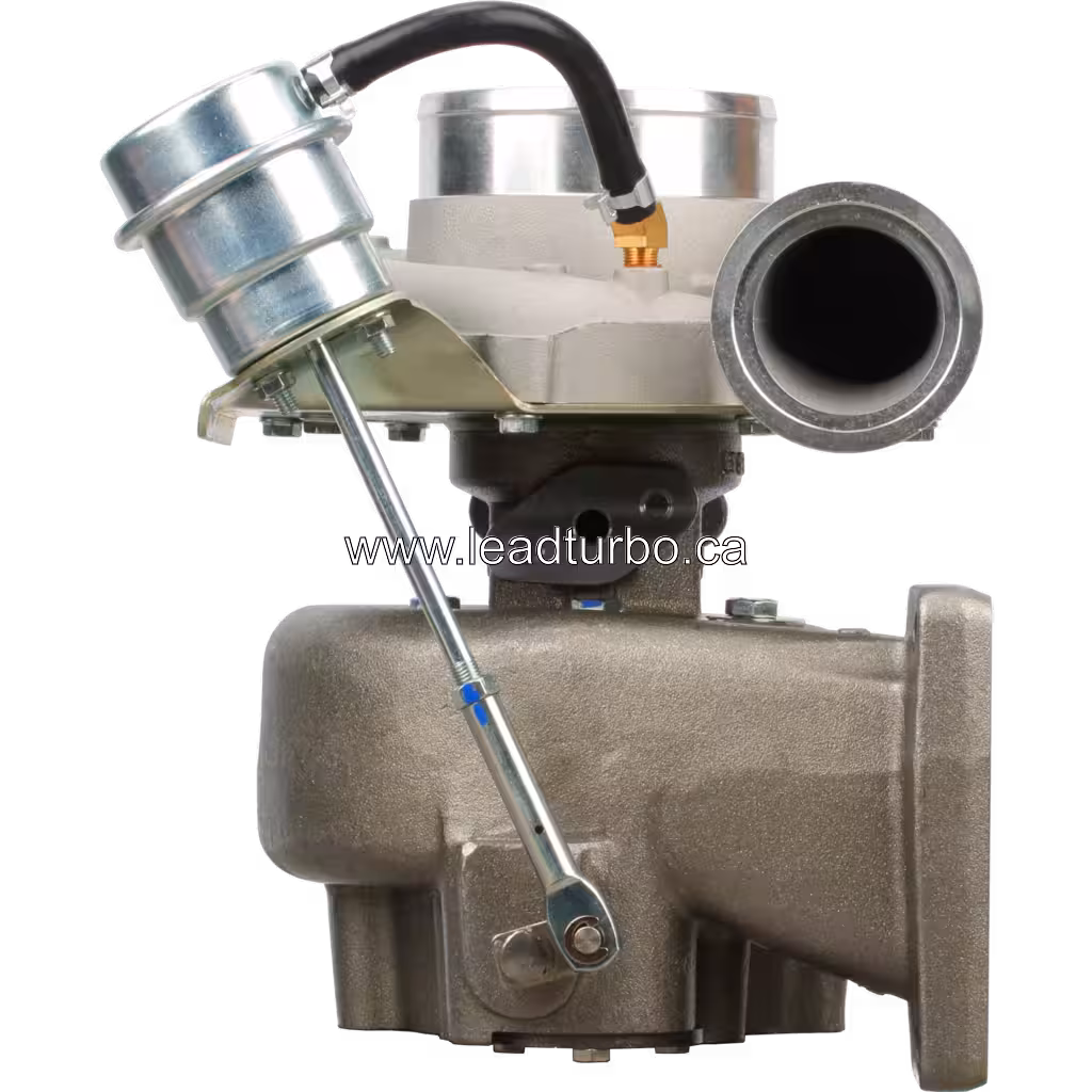 Turbochargeur 3596693 HX50W vue avant avec roue turbine visible