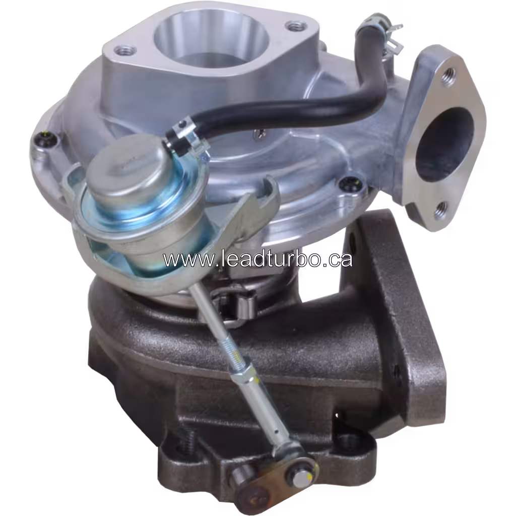 Vista replacement a 45 grados del turbo RHF4H con actuador mecánico
