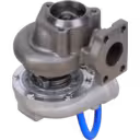 Vista lateral del turbocompresor aftermarket Perkins