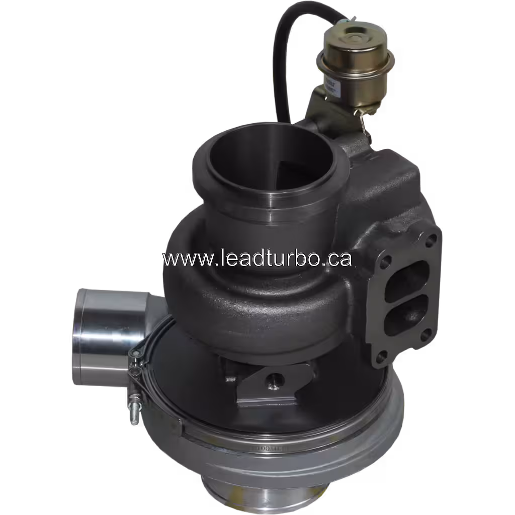 Turbocompresseur 2525165 B2G005 pour CAT D6T C9 210HP bottom 45 degree view
