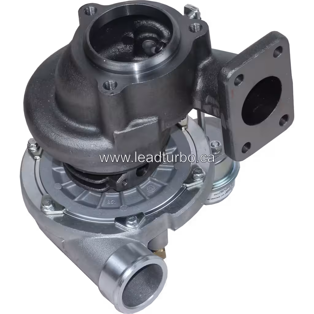 Turbocompresseur 2674A224 GT2556S pour Perkins 1104 82HP bottom 45 degree view