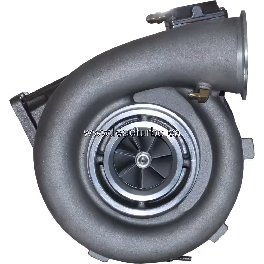 Turbocompresseur 758160-5007 GTA4502V pour Detroit Diesel S60 front view