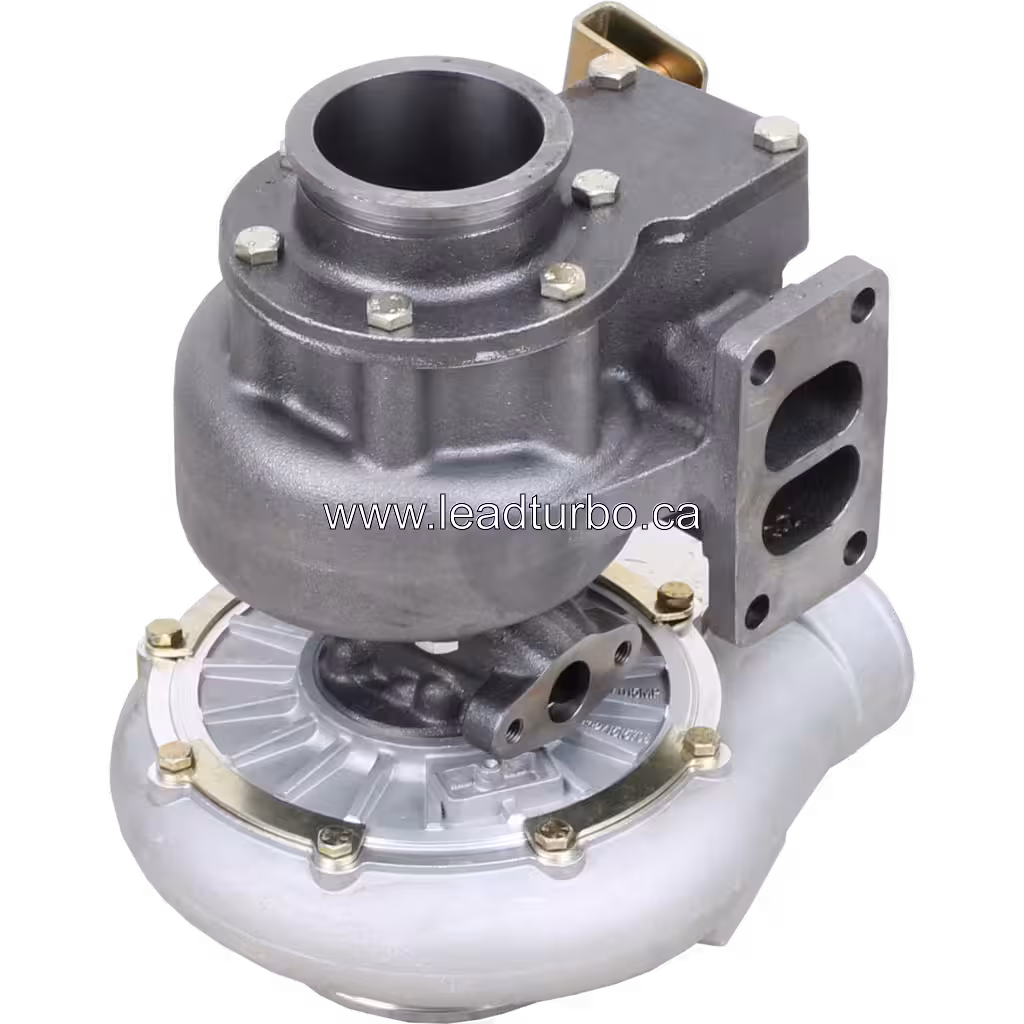 Turbocompresseur de remplacement 1118010-F126 JP76K pour FAW CA6DF2 bottom 45 degree view