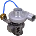 CAT C9 Turbolader Ansicht von vorne
