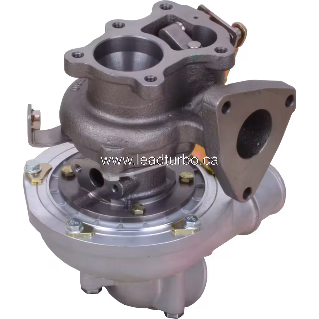 Turbosprężarka 14411-9S000 HT12-19D zamiennik do silnika Nissan ZD30 bottom 45 degree view