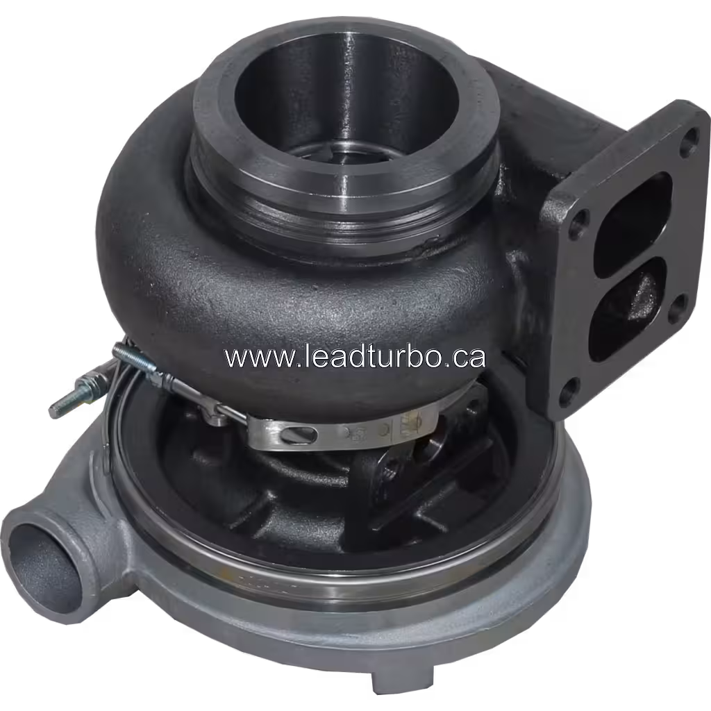 Turbosprężarka 178-0389 S330W-064 do CAT 3306 bottom 45 degree view