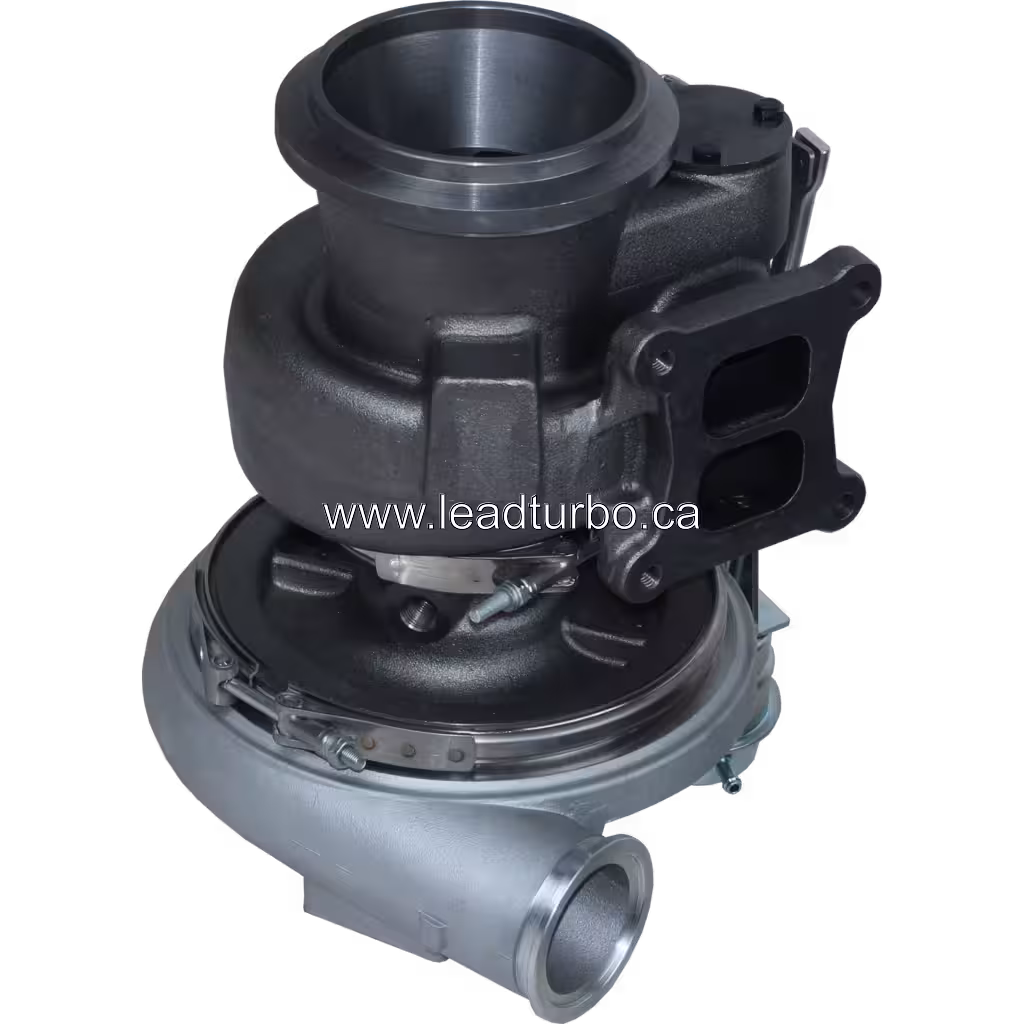 Turbosprężarka 3592778 HX55W – zamiennik do Cummins ISM/ISME bottom 45 degree view
