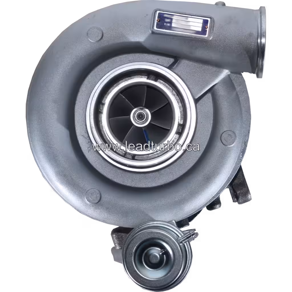 Turbosprężarka 3592778 HX55W do Cummins ISM widok z przodu