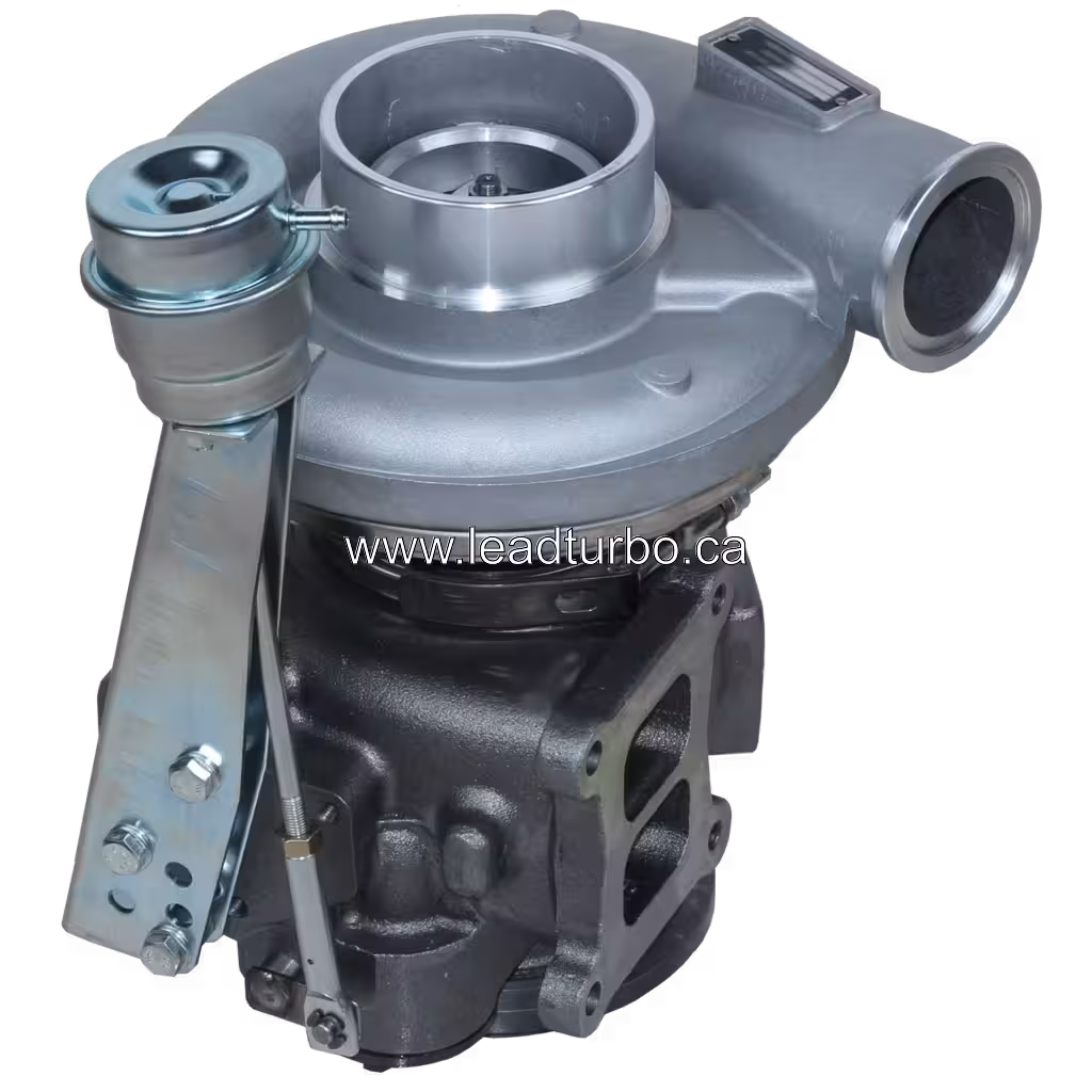 Turbosprężarka 3592778 HX55W zamiennik do Cummins ISM 45 degree view