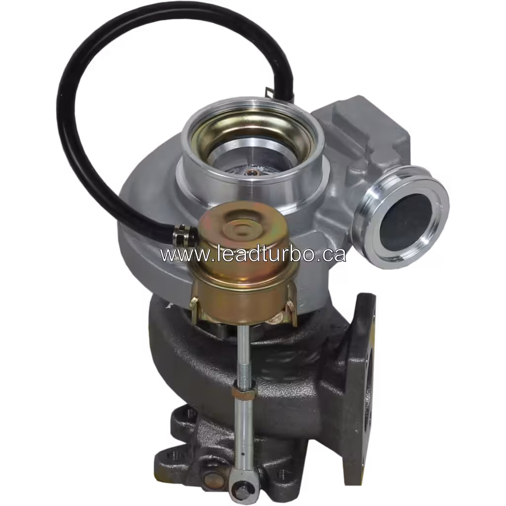 Zamiennik turbosprężarki 4955962 HE221W z widocznymi mocowaniami