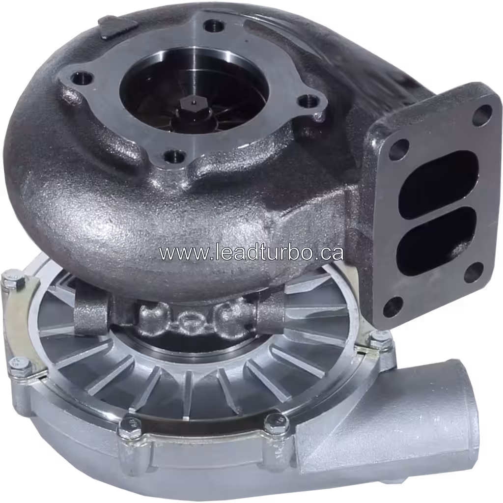 Turbosprężarka 53279886014 K27-3060G 10 21 do Ruston Hornsby GEN SET TD232V6 bottom 45 degree view