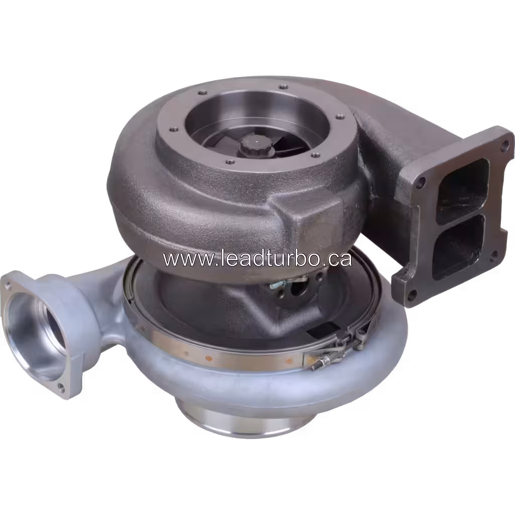 Turbosprężarka 6240-81-8600 S500 zamiennik do Komatsu D355 bottom 45 degree view