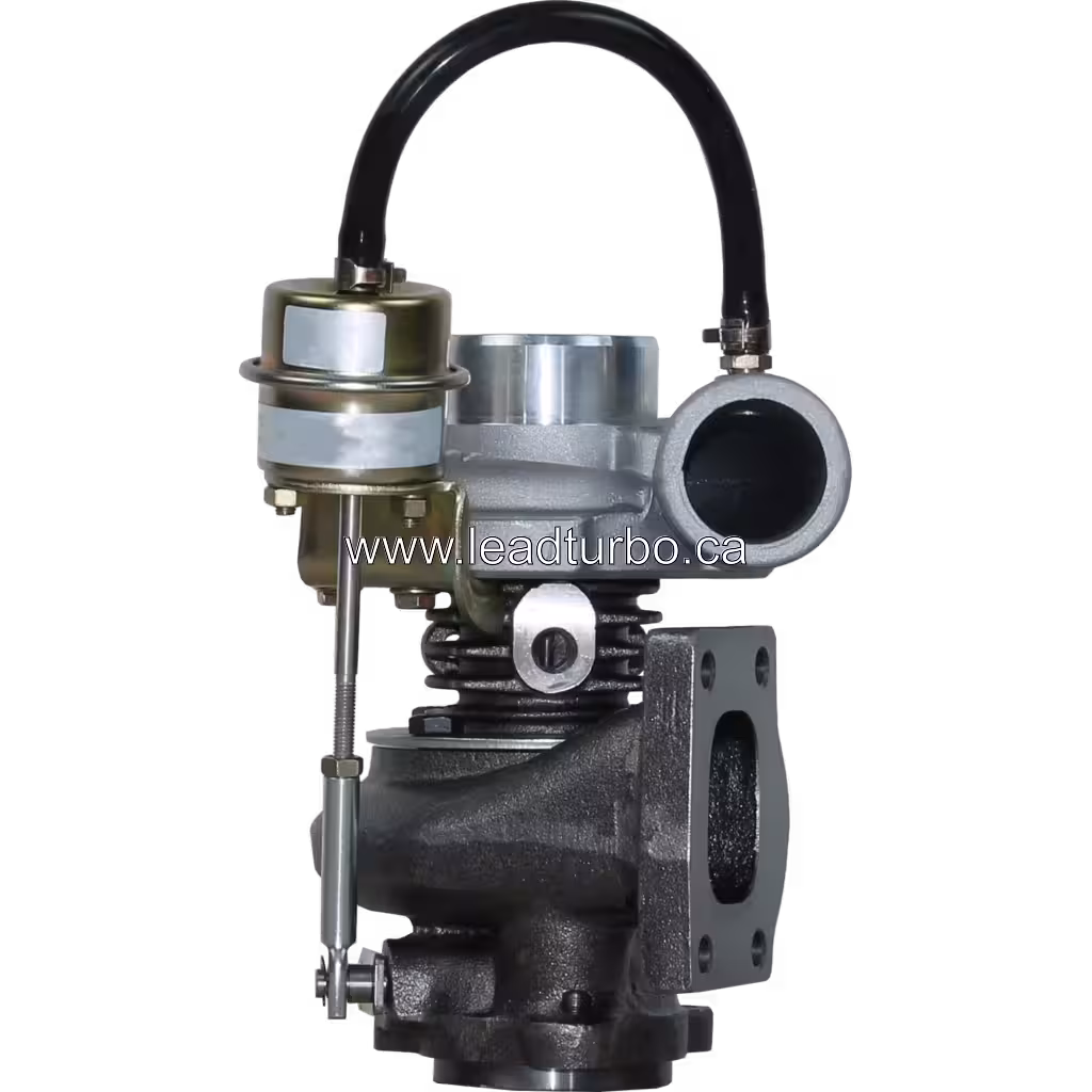 Turbosprężarka zamiennik do silnika Perkins T4 40 136HP widok z przodu