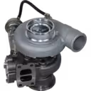 Turbosprężarka Caterpillar 3126E widok boczny i uchwyty montażowe