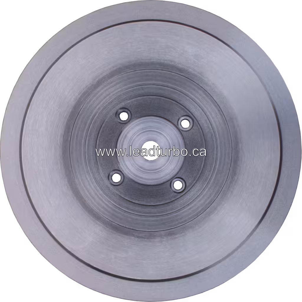 FOR 2837539 BP HX83 back plate front view with concentric grooves