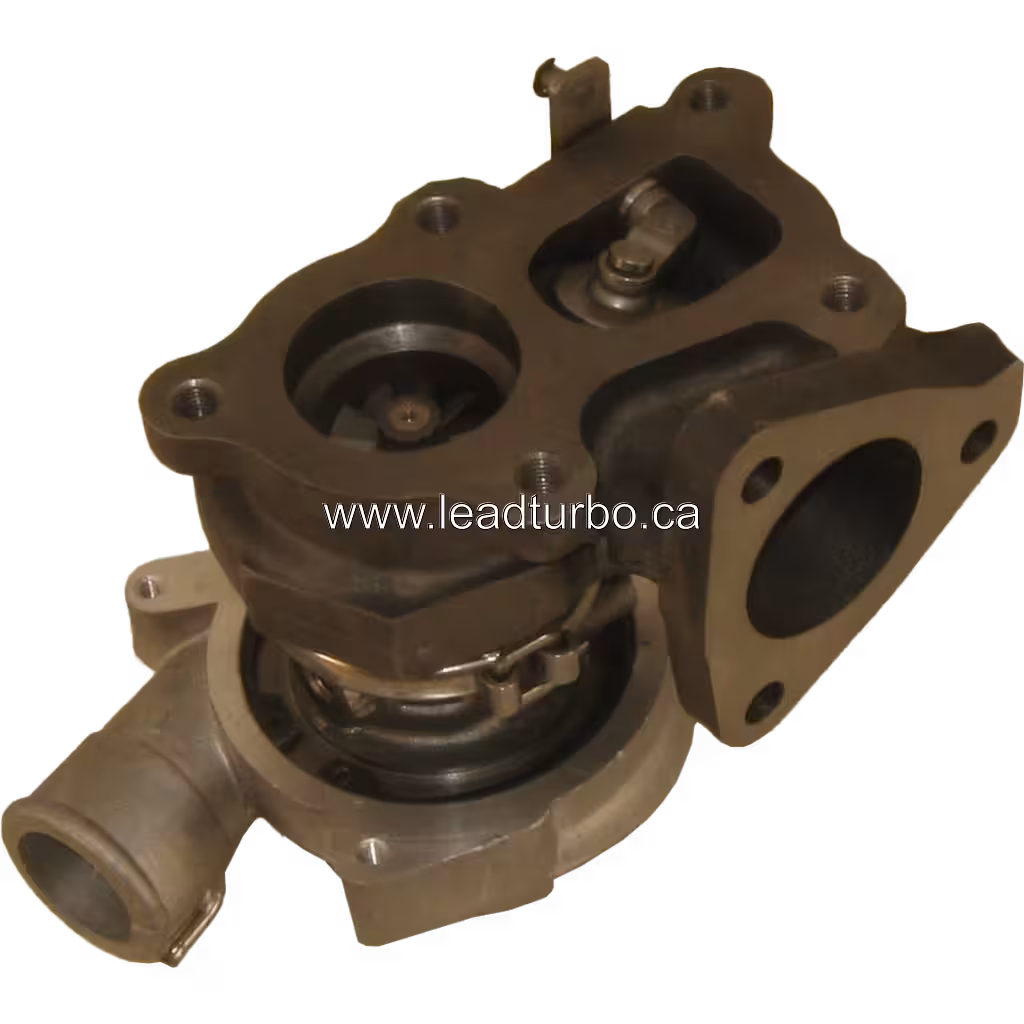 Турбокомпресор 49177-02511 TD04 для Mitsubishi 4D56Q bottom 45 degree view