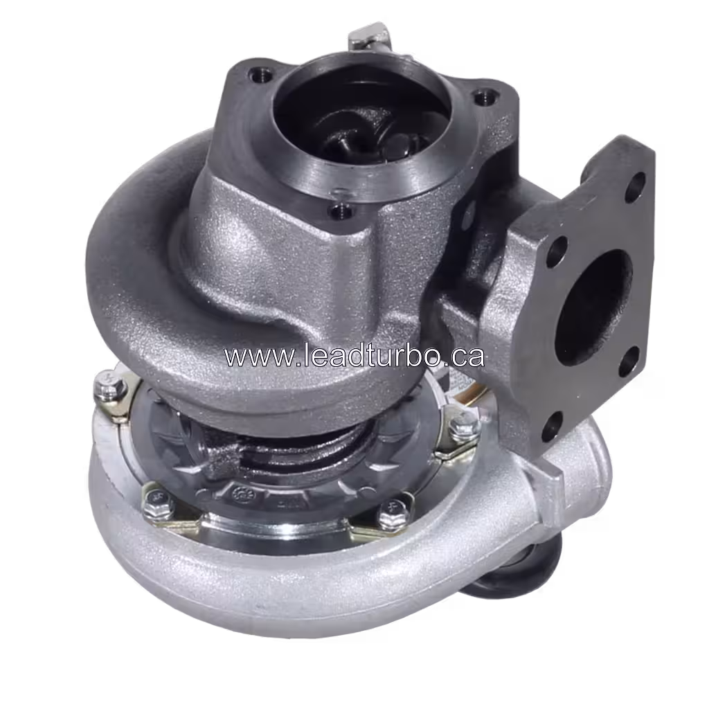 Турбокомпресор 727264-5003 GT2052 для Perkins T4 40 4L та Cummins bottom 45 degree view