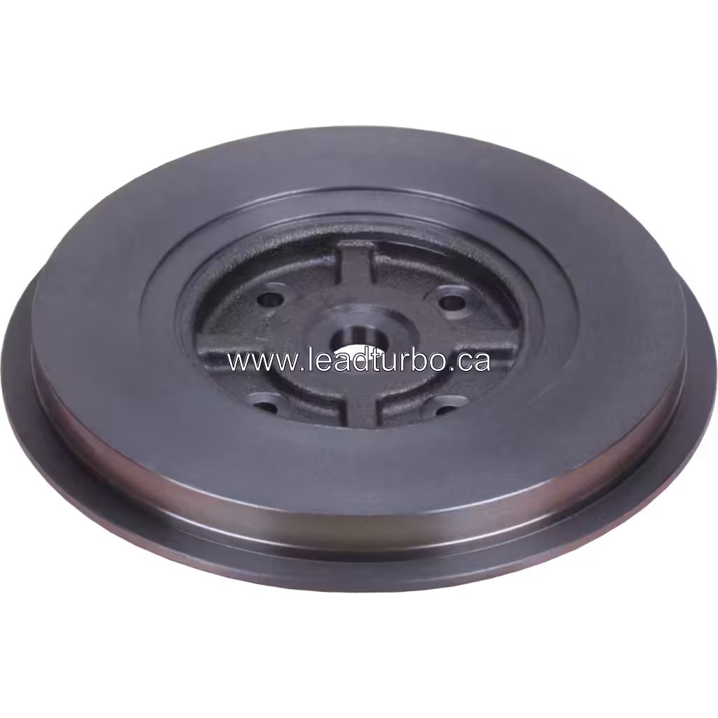 Top 45-degree view showing the outer rim and central hub of back plate FOR 3594117 BP