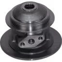 Vista inferior de bearing housing FOR 3804876 BH con soporte triangular y puerto roscado