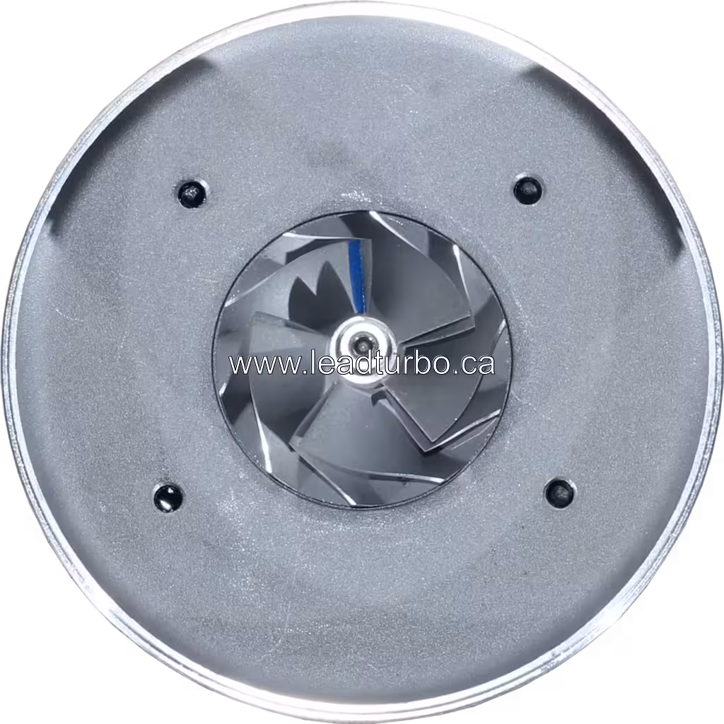 Core de turbocompresseur 047-230 HT12-19D vue avant avec roue compresseur