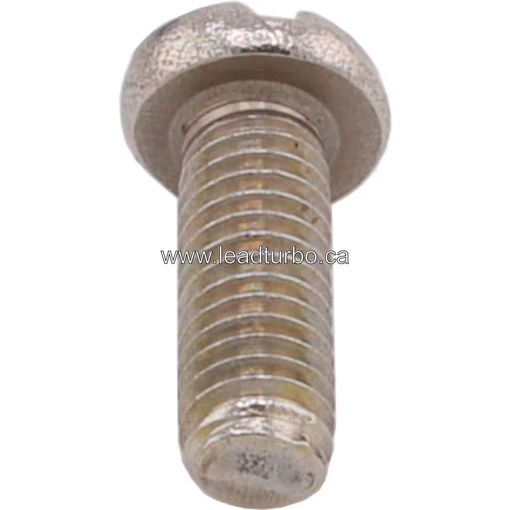 Metallic flanged turbo bolt with Phillips head