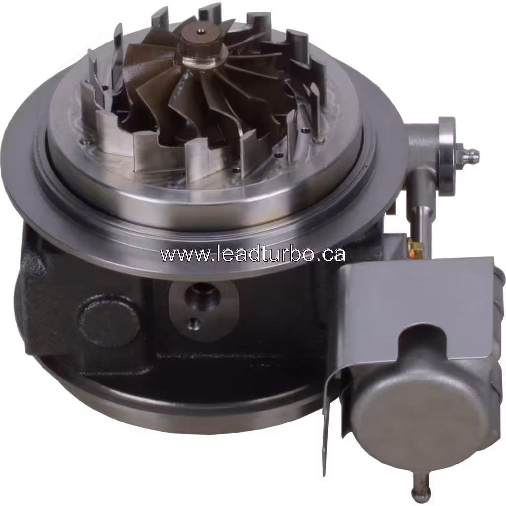 Rdzeń turbosprężarki 4033191 HY40V do IVECO Cursor 8 bottom 45 degree view