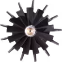 Détail de la roue de turbine pour turbocompresseur