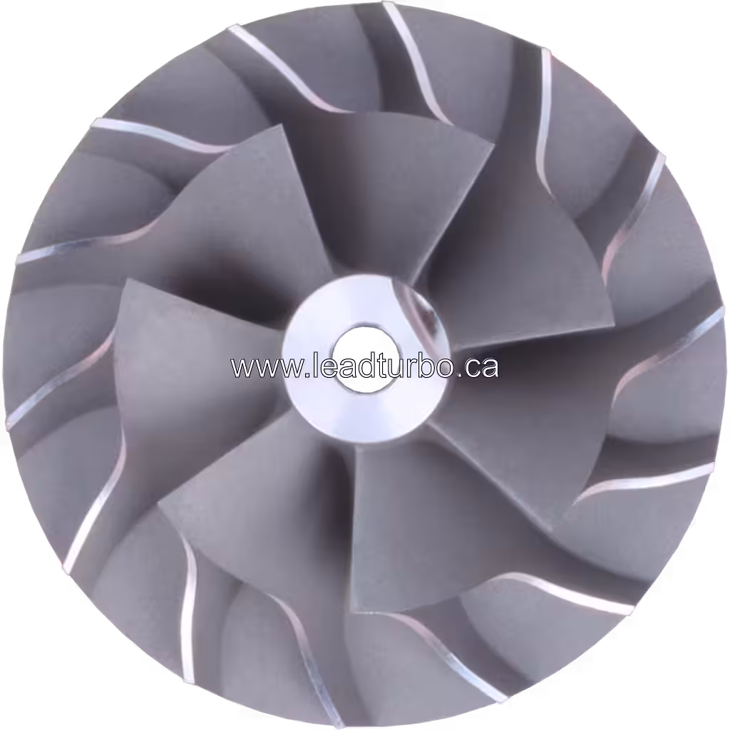 Rueda de Compresor 166384 S2ESL105 para CAT 3116T top view