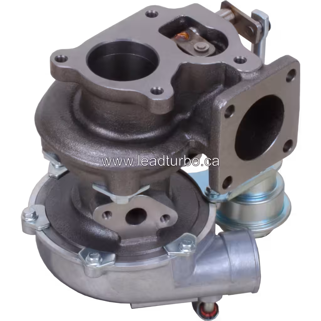 Turbo 8971760801 para Isuzu 4JB1T (VICB) - Reposição bottom 45 degree view