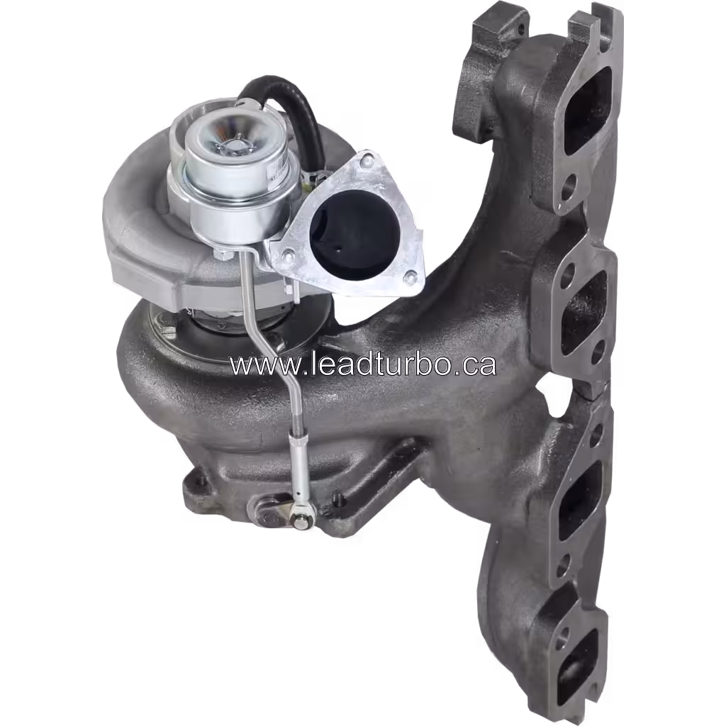Vista frontal del turbo Isuzu 4HG1-T 120HP