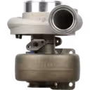Turbocompresseur 4036158 HX35 vue avant avec carter compresseur argenté