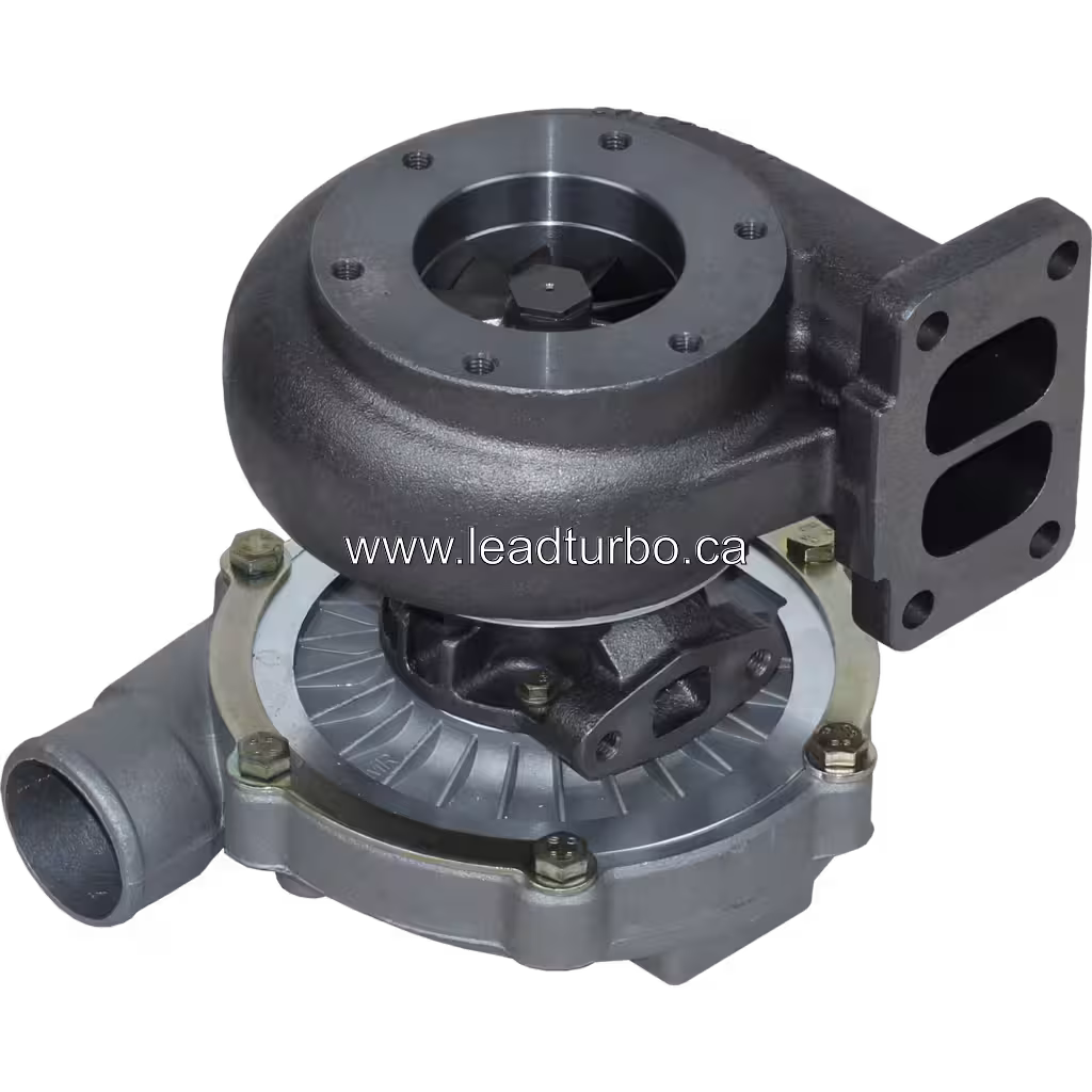 Turbosprężarka 466742-5013 TO4E10 do Volvo TD63/A25C bottom 45 degree view
