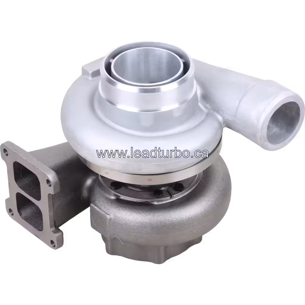 Vista lateral do turbo para motor Komatsu SAA6D170E-5BR