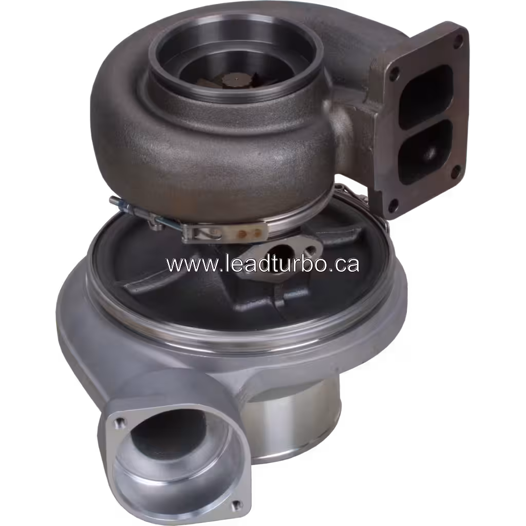 Turbosprężarka 0R7194 S4DS-034 zamiennik do CAT 3408 bottom 45 degree view