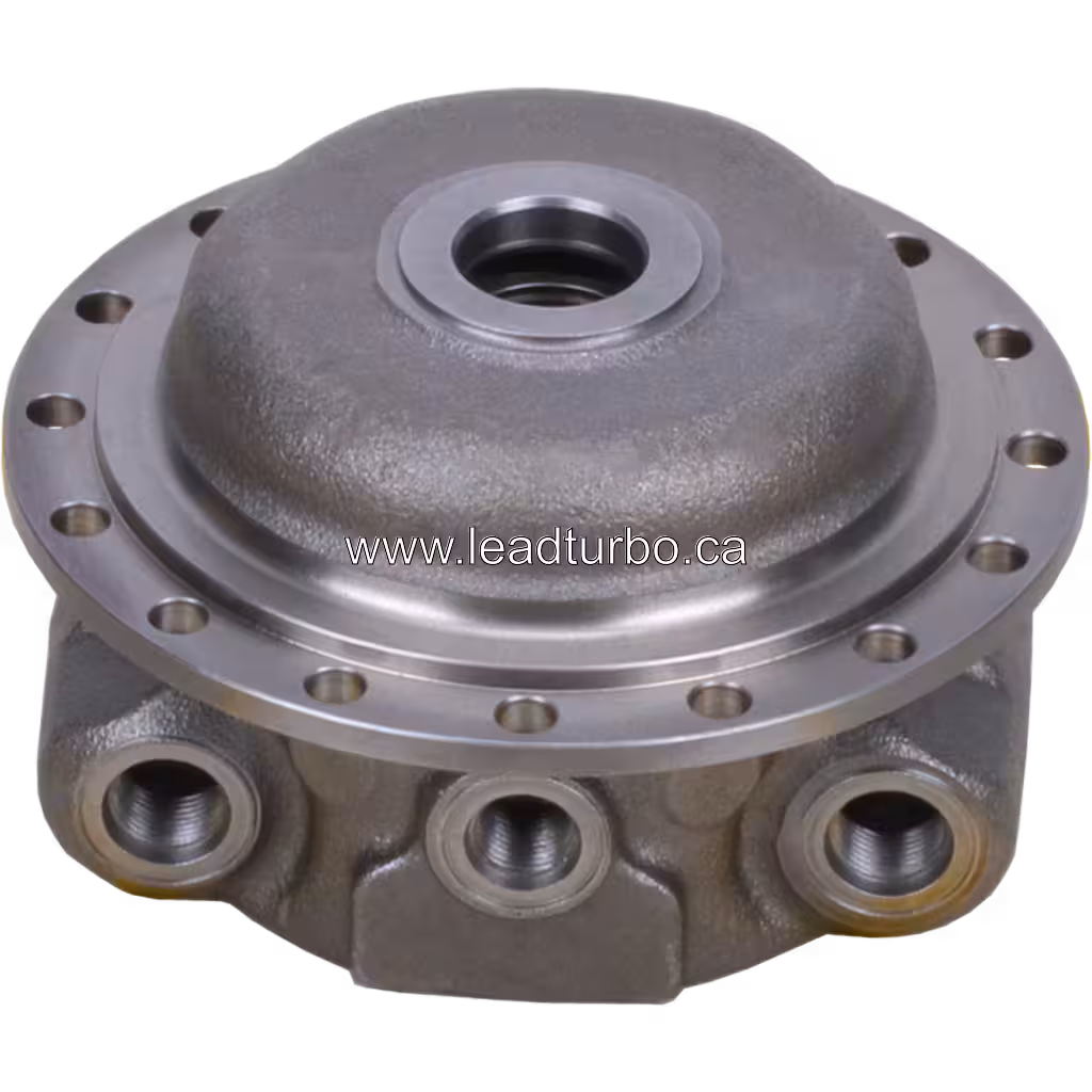 4043876 Lagergehäuse für HX82 Turbolader – Cummins QSK60 Ersatz bottom 45 degree view
