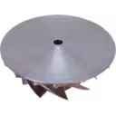 Bottom view of FOR 4956104 CW compressor wheel showing machined back surface