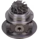 J96 turbocharger core FOR 28200-42800-R bottom view showing turbine wheel