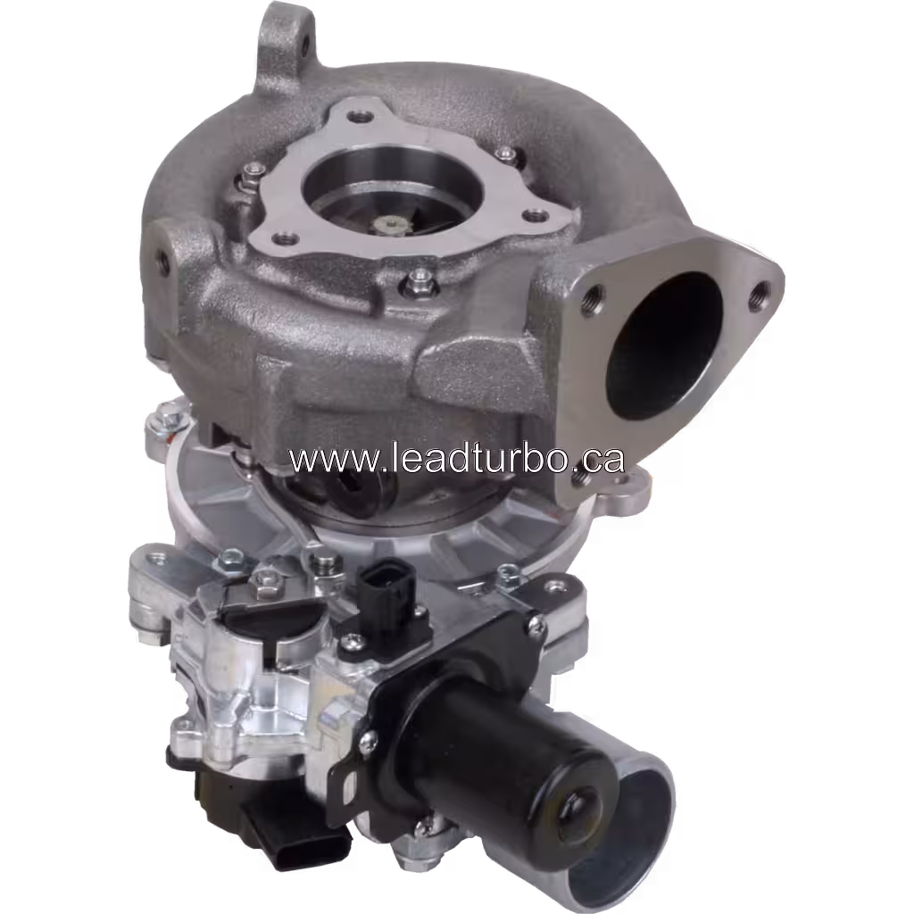 Turbo 17201-0L040 Remplacement Toyota Hilux 1KD-FTV bottom 45 degree view