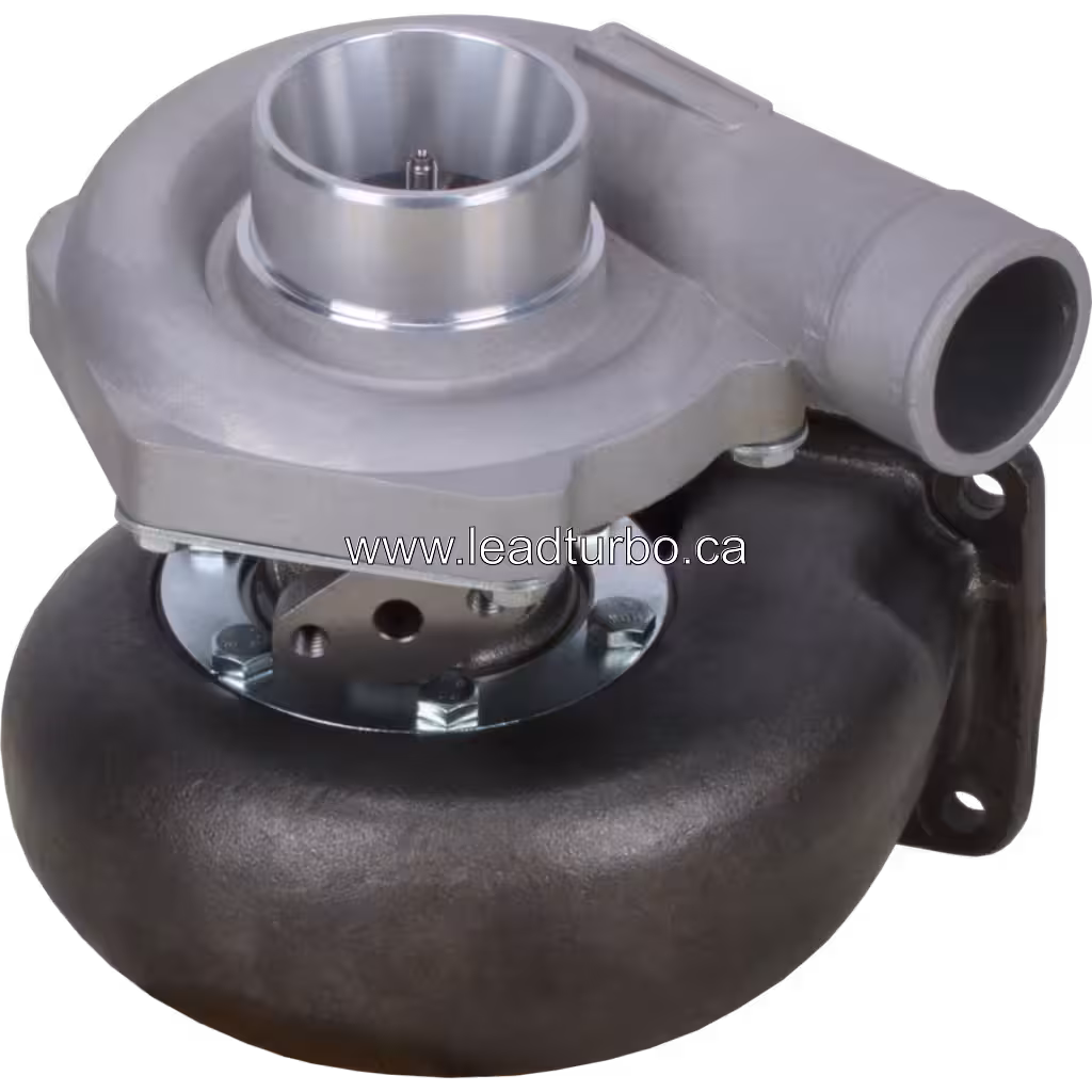 Vue de face du turbocompresseur de remplacement Caterpillar 120G