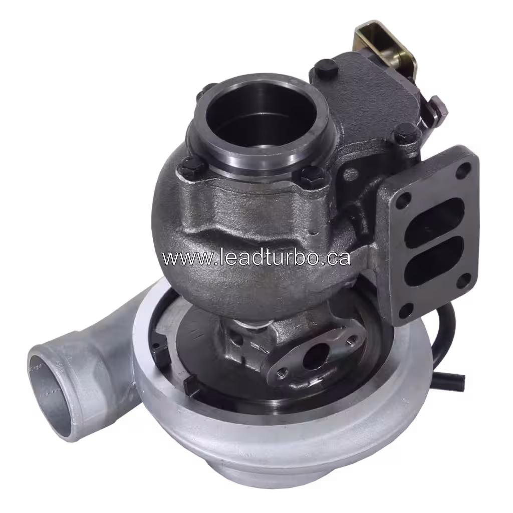 3536971 HX35W Turbocharger Replacement for Cummins 6BTA bottom 45 degree view