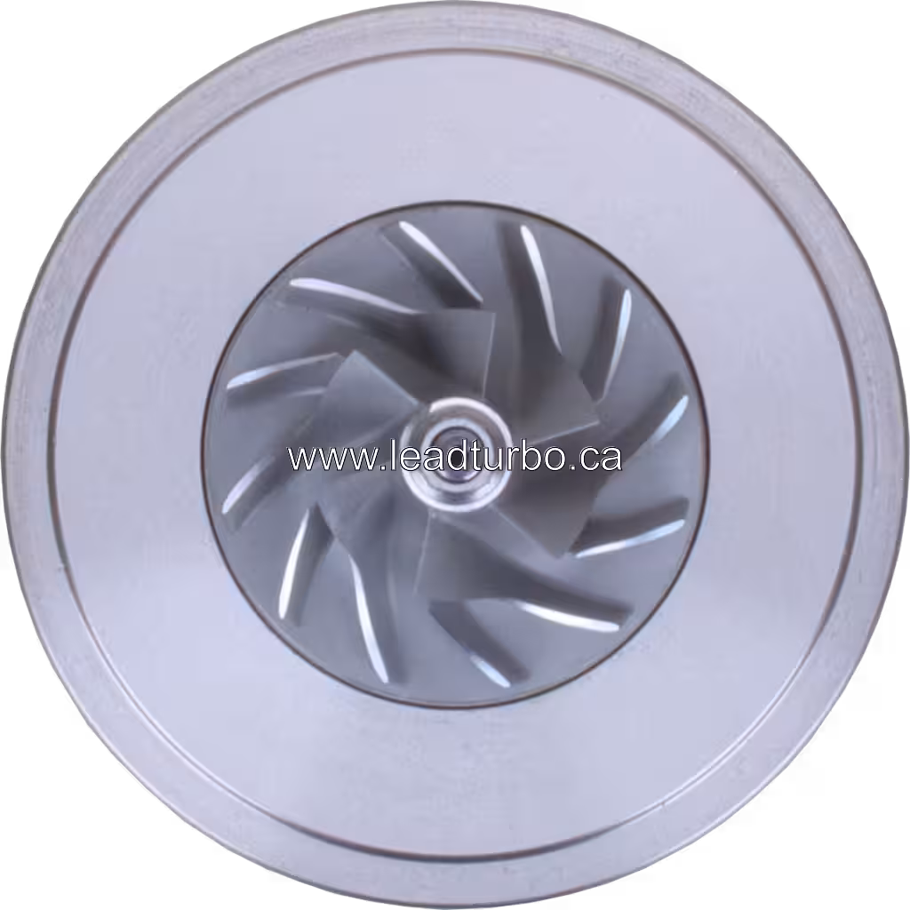 Vista frontal do Core HX30 3593410 com turbina e compressor visíveis