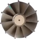 Detalle de rueda de turbina 179757 referencia 0R7442 TW