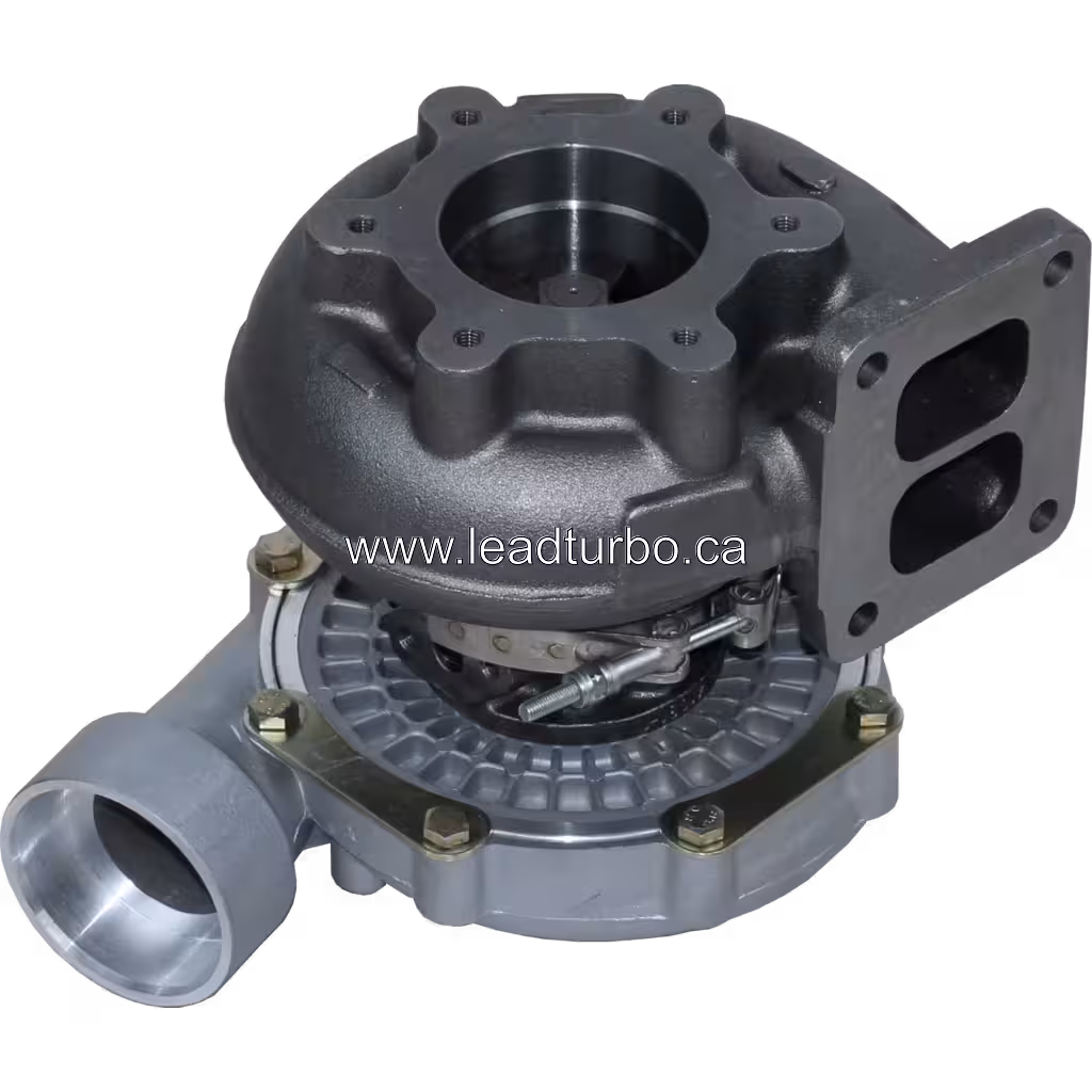 Turbo OM449LA vista lateral e frontal