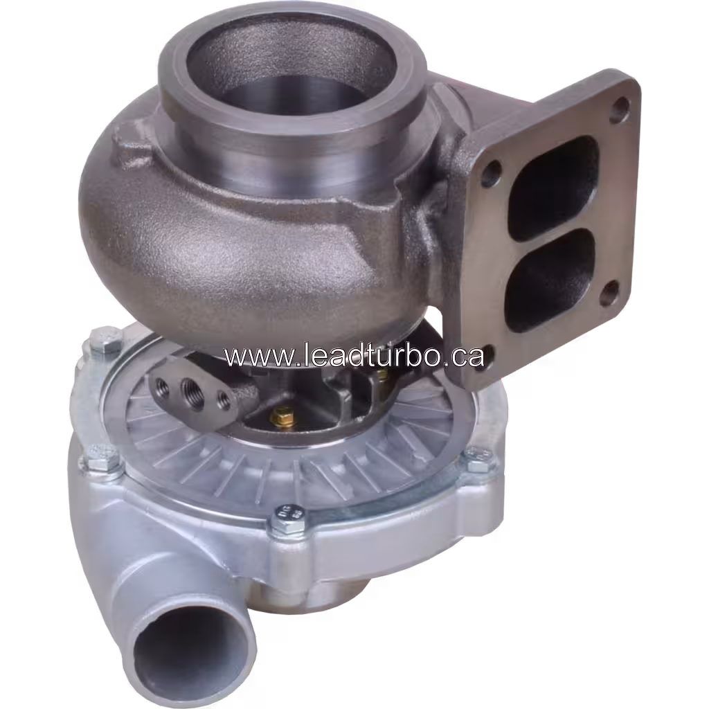 Turbosprężarka 1819904C91 T04E17 do silnika Navistar DTA360 bottom 45 degree view