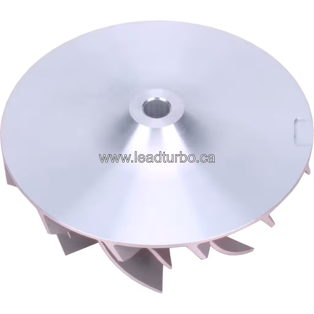 313820 CW Compressor Wheel S2ESL-113 Turbocharger bottom 45 degree view