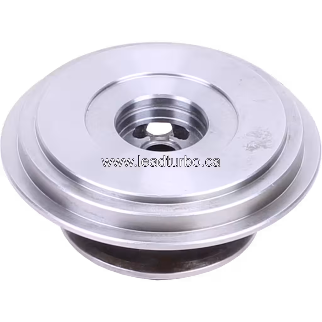 Vista replacement a 45 grados del bearing housing mostrando el orificio central