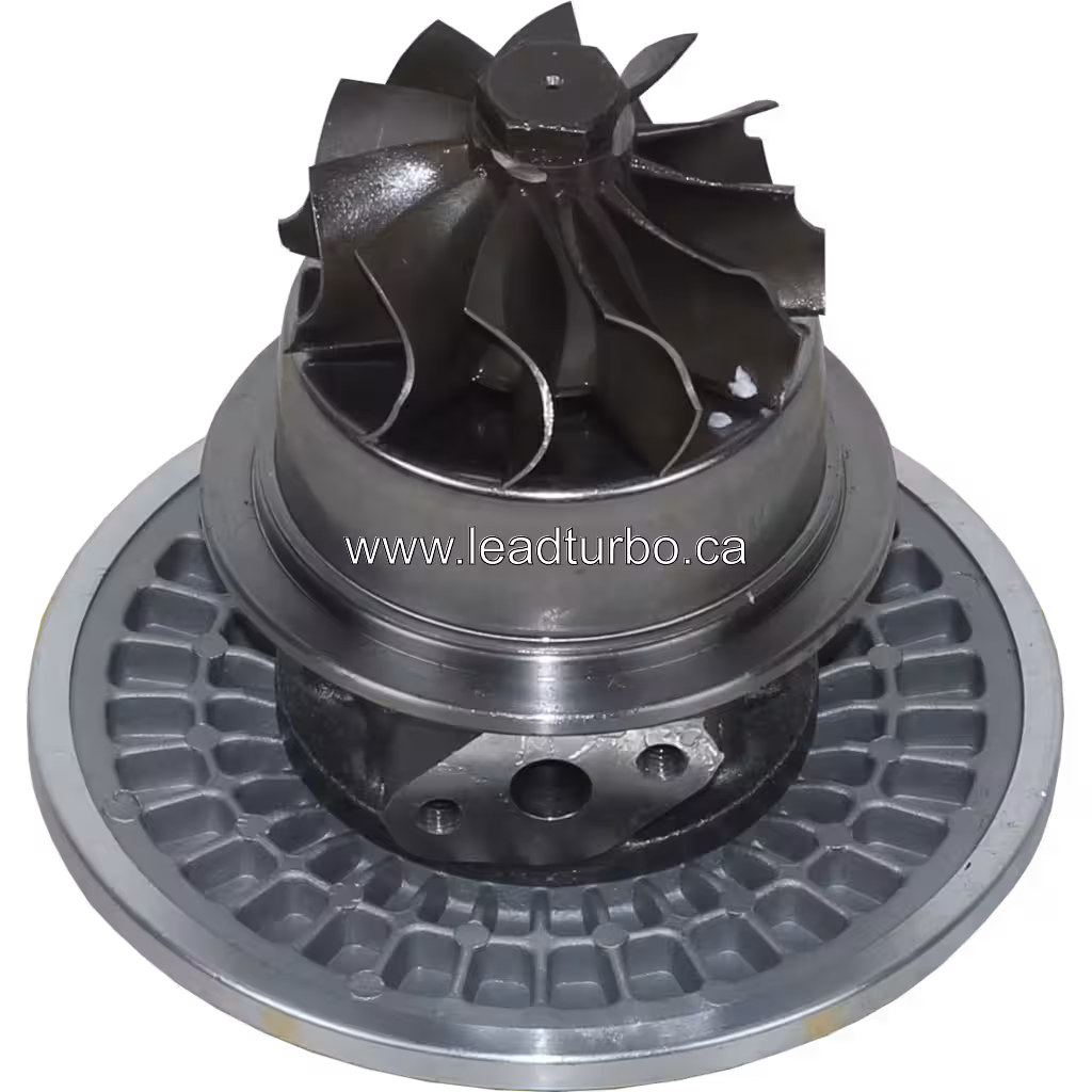 Core turbosprężarki TA5126 454003-0008 do IVECO EUROTECH bottom 45 degree view
