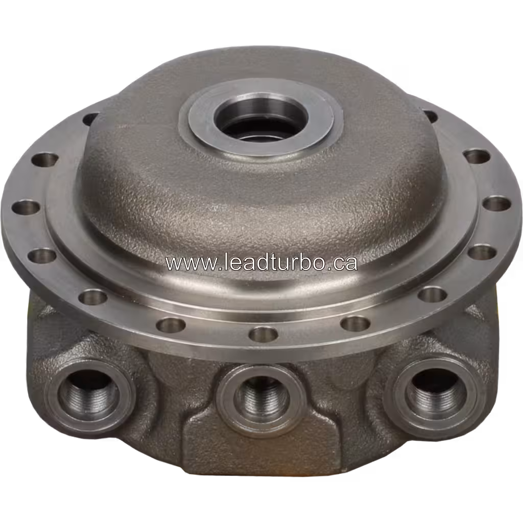 Корпус підшипника турбокомпресора для Cummins QSK60 3000HP (заміна) bottom 45 degree view