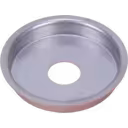 Heat shield S1B com abertura central, vista inferior a 45 graus